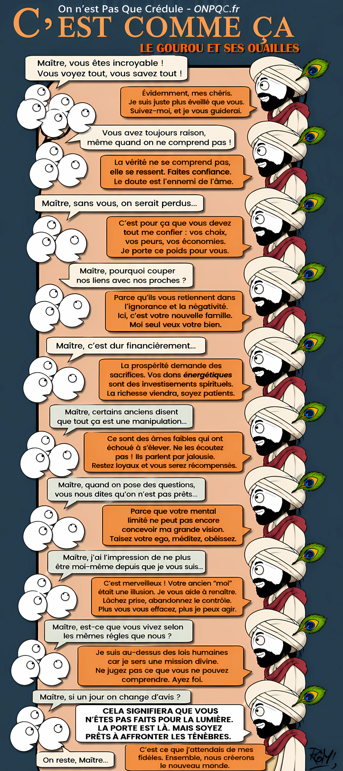 Image-5072-1-scaled Les dégoûtés et les dégoûtants – Chapitre 149 – Le gourou et ses ouailles 2.0 : quand les donneurs de leçons oublient de pratiquer ce qu’ils prêchent (spoiler : c’est toujours le cas)